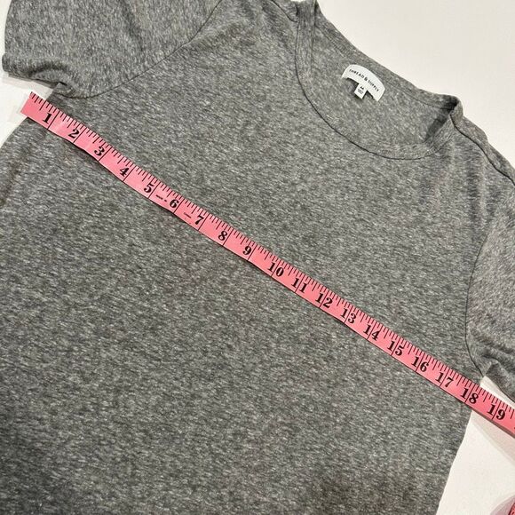 Thread & Supply Gray Heather T-Shirt Women’s Medium | Casual Soft Basic Tee - Picture 4 of 4